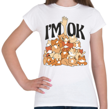 PRINTFASHION Cica kupac - Női póló - Fehér női póló