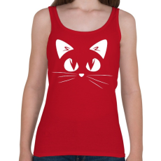 PRINTFASHION Cica - Női atléta - Cseresznyepiros