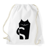 PRINTFASHION cica - Sportzsák, Tornazsák - Fehér