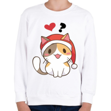 PRINTFASHION Cica - szeretsz ? - Gyerek pulóver - Fehér gyerek pulóver, kardigán