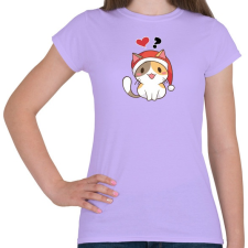PRINTFASHION Cica - szeretsz ? - Női póló - Viola női póló
