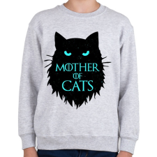PRINTFASHION Cicák anyja - Gyerek pulóver - Sport szürke gyerek pulóver, kardigán