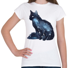 PRINTFASHION Cicás csillagkép - Női póló - Fehér női póló