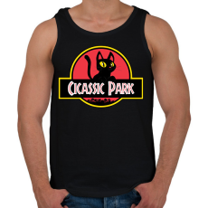 PRINTFASHION Cicassic Park - Férfi atléta - Fekete