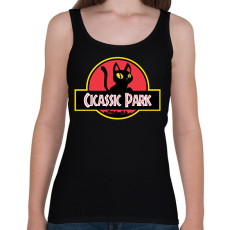 PRINTFASHION Cicassic Park - Női atléta - Fekete