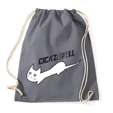 PRINTFASHION cicázNIKEll.b - Sportzsák, Tornazsák - Grafitszürke tornazsák