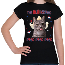 PRINTFASHION Cicc-cicc - The Neatherland - Női póló - Fekete női póló