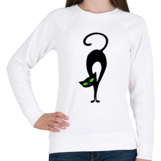 PRINTFASHION Cicmic örül - Női pulóver - Fehér