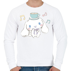 PRINTFASHION Cinnamonroll Sanrio - Férfi pulóver - Fehér