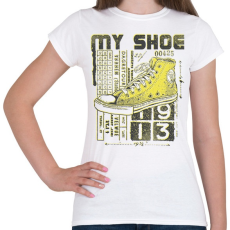 PRINTFASHION cipő - Női póló - Fehér