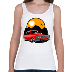 PRINTFASHION Classic car - Női atléta - Fehér