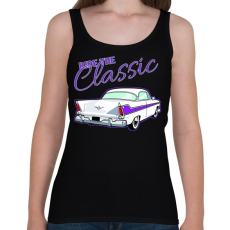 PRINTFASHION Classic car  - Női atléta - Fekete