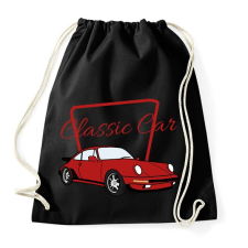 PRINTFASHION Classic Car - Sportzsák, Tornazsák - Fekete tornazsák