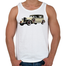 PRINTFASHION Classic - Férfi atléta - Fehér atléta, trikó