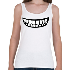 PRINTFASHION Clipart Smile - Női atléta - Fehér női trikó