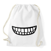 PRINTFASHION Clipart Smile - Sportzsák, Tornazsák - Fehér