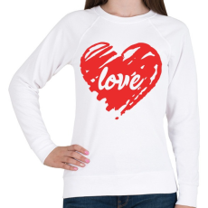 PRINTFASHION clipboard46 [Átalakított] - Női pulóver - Fehér