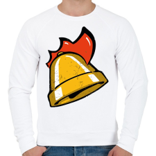 PRINTFASHION Cluckin Bell SA - Férfi pulóver - Fehér férfi pulóver, kardigán