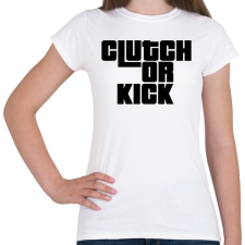 PRINTFASHION Clutch or Kick - Női póló - Fehér női póló