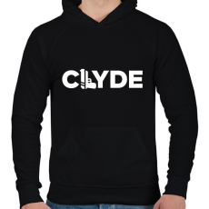 PRINTFASHION Clyde páros póló - Férfi kapucnis pulóver - Fekete