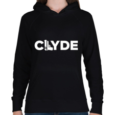PRINTFASHION Clyde páros póló - Női kapucnis pulóver - Fekete női pulóver, kardigán