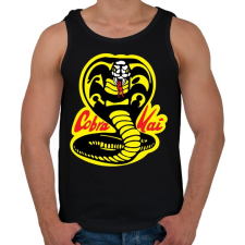 PRINTFASHION Cobra Kai - Férfi atléta - Fekete atléta, trikó