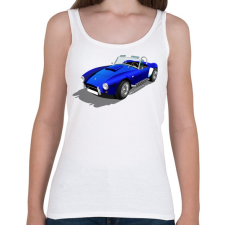 PRINTFASHION Cobra - Női atléta - Fehér női trikó