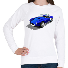 PRINTFASHION Cobra - Női pulóver - Fehér női pulóver, kardigán