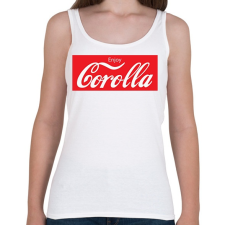 PRINTFASHION Coca Corolla - Női atléta - Fehér női trikó