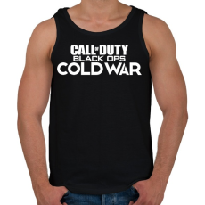 PRINTFASHION COD - Cold War - Férfi atléta - Fekete