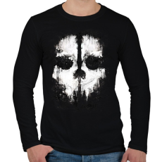 PRINTFASHION COD: Ghosts - Férfi hosszú ujjú póló - Fekete
