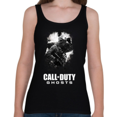 PRINTFASHION COD: Ghosts - Női atléta - Fekete