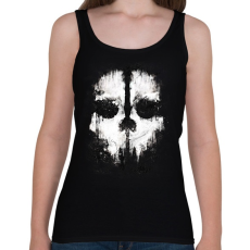 PRINTFASHION COD: Ghosts - Női atléta - Fekete