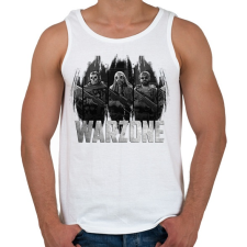 PRINTFASHION COD: Warzone - Férfi atléta - Fehér atléta, trikó