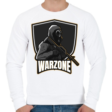 PRINTFASHION COD: Warzone - Férfi pulóver - Fehér férfi pulóver, kardigán
