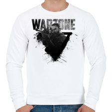 PRINTFASHION COD: Warzone - Férfi pulóver - Fehér férfi pulóver, kardigán