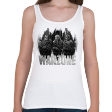 PRINTFASHION COD: Warzone - Női atléta - Fehér