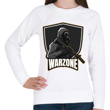 PRINTFASHION COD: Warzone - Női pulóver - Fehér női pulóver, kardigán
