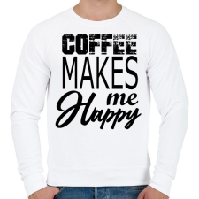 PRINTFASHION coffee - Férfi pulóver - Fehér női pulóver, kardigán