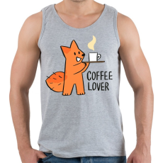 PRINTFASHION Coffee Lover - Férfi atléta - Sport szürke