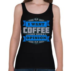 PRINTFASHION Coffee - Női atléta - Fekete