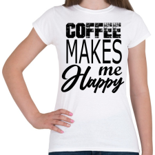 PRINTFASHION coffee - Női póló - Fehér női póló