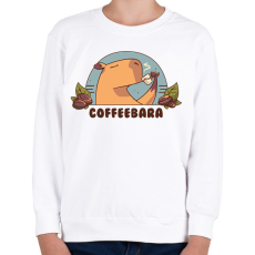 PRINTFASHION Coffeebara - Gyerek pulóver - Fehér
