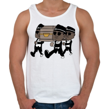 PRINTFASHION Coffin Dance - Férfi atléta - Fehér atléta, trikó