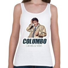 PRINTFASHION Columbo - Csak még egy kérdés - Női atléta - Fehér