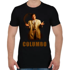 PRINTFASHION COLUMBO - Férfi póló - Fekete
