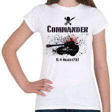 PRINTFASHION commander is-4 - Női póló - Fehér női póló