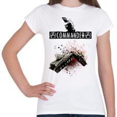 PRINTFASHION commander - Női póló - Fehér