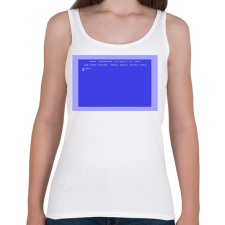 PRINTFASHION Commodore 64 - Női atléta - Fehér női trikó