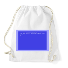 PRINTFASHION Commodore 64 - Sportzsák, Tornazsák - Fehér tornazsák